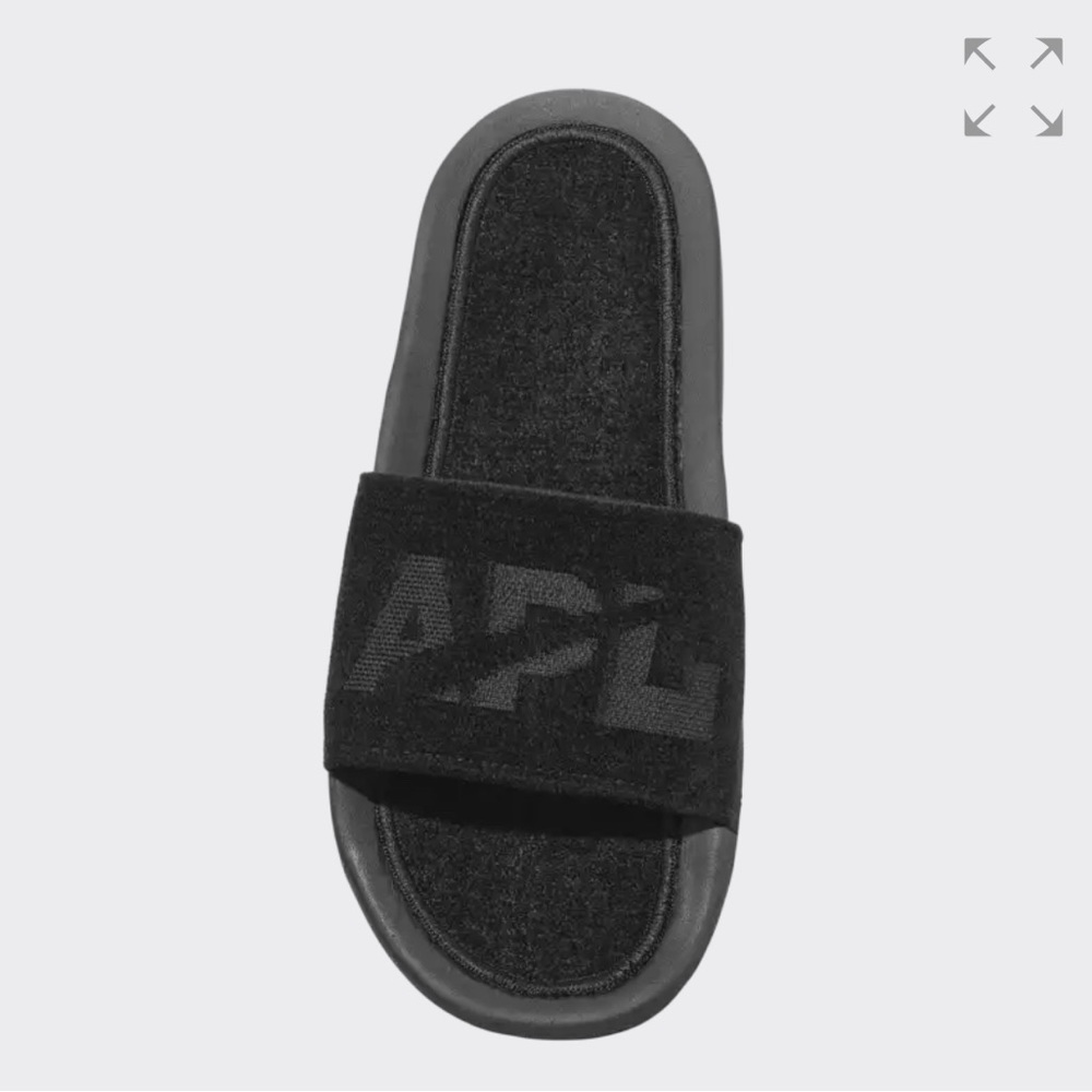 Women's TechLoom Velvet Slide Black - Size 8